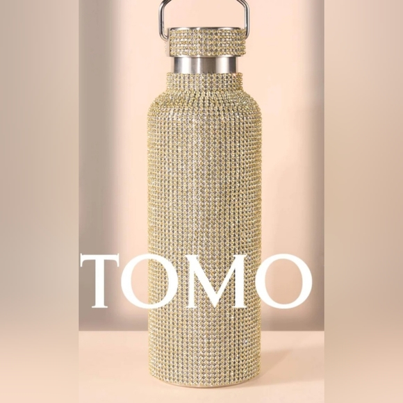 Tomo Other - Tomo Gold Crystal Water Bottle NEW
